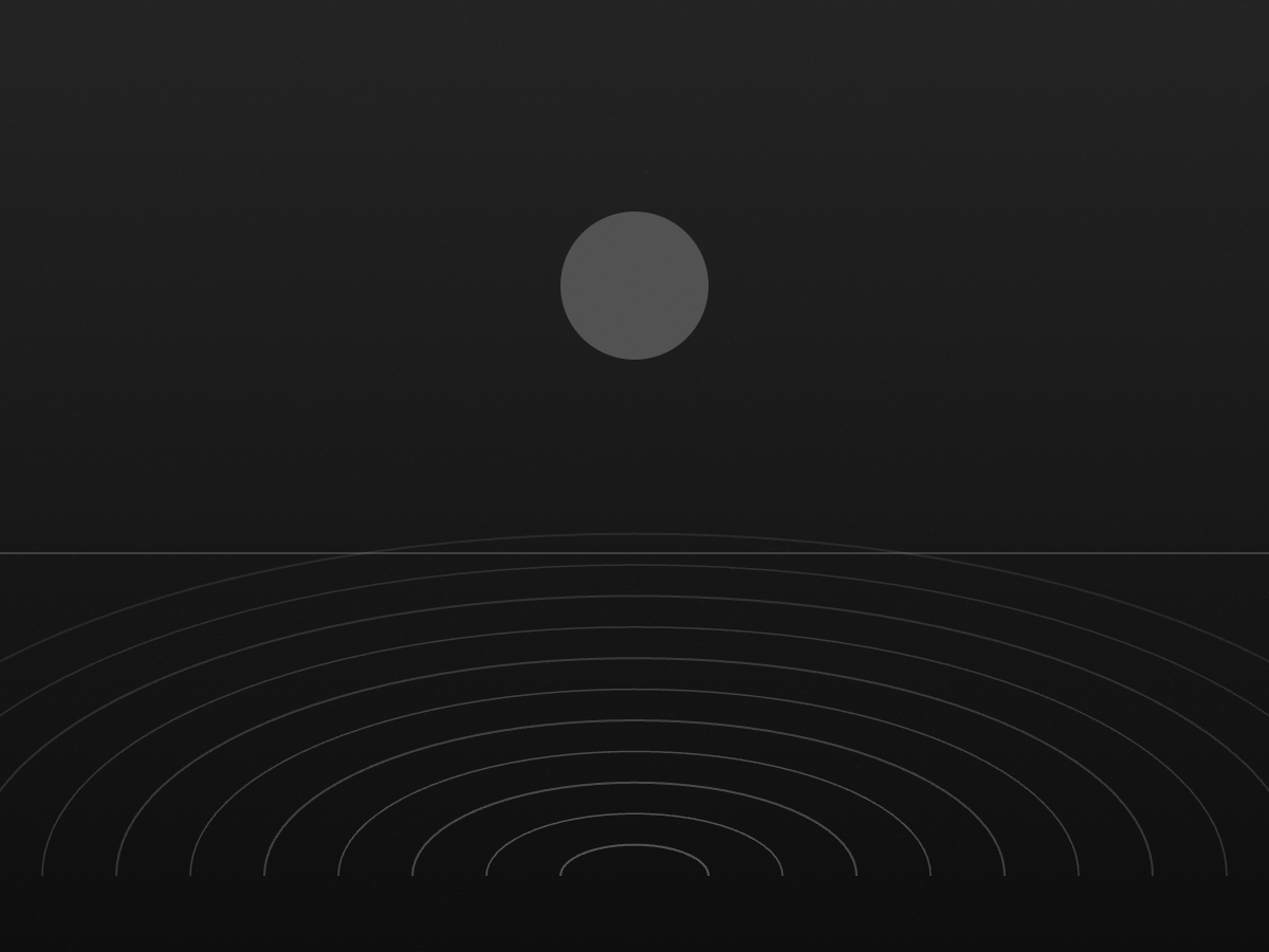 Still water with concentric ripples